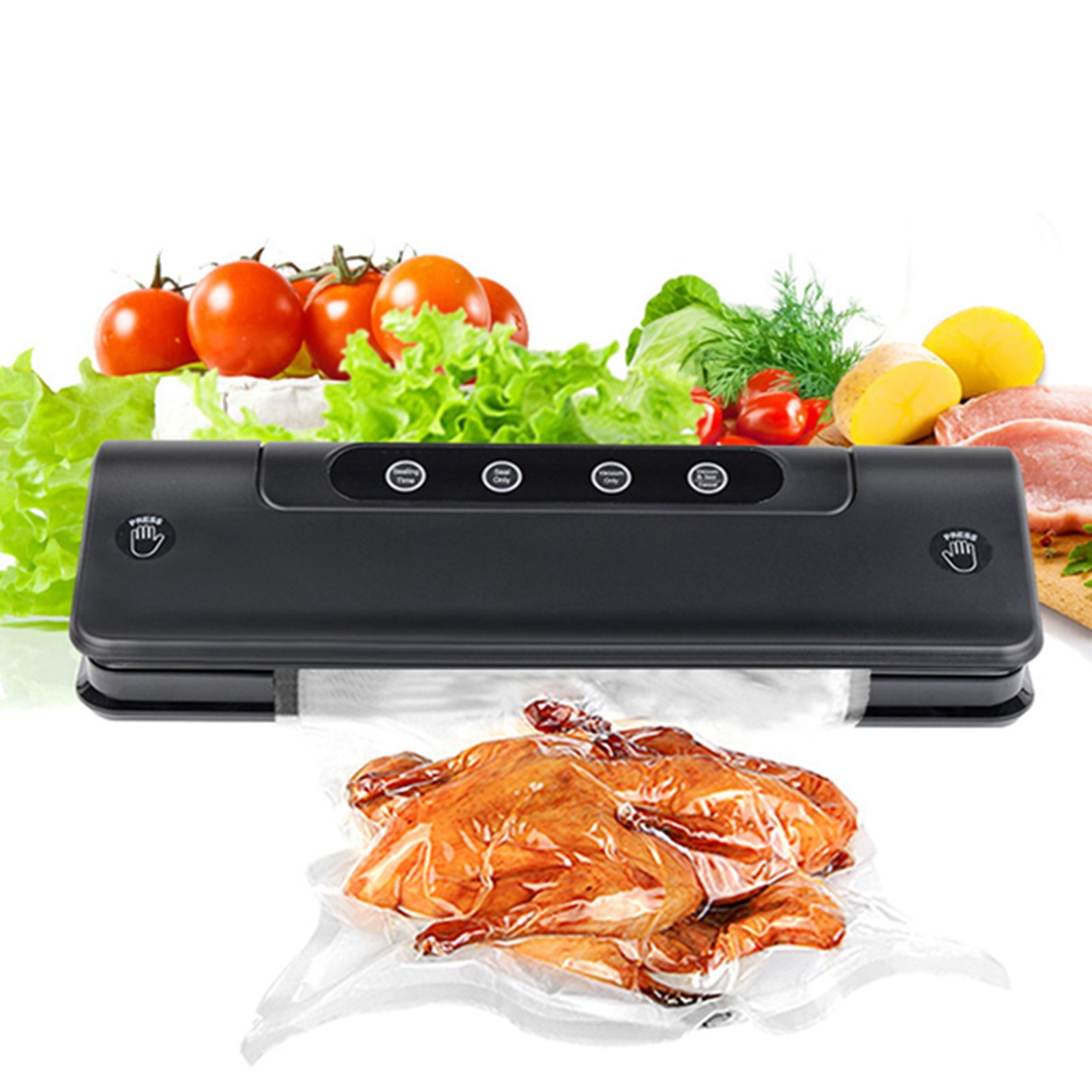Vacuum Sealer Machine Automatic Food Sealer Food Savers Home KitchenEU Plug view 3