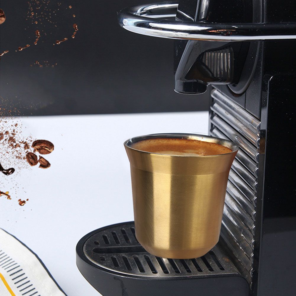 304 Stainless Steel Heat Insulated Double Layer Coffee Cup Mug for Home Coffee view 5
