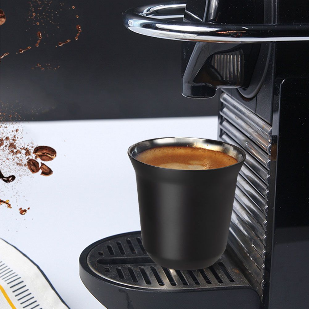 304 Stainless Steel Heat Insulated Double Layer Coffee Cup Mug for Home Coffee view 5