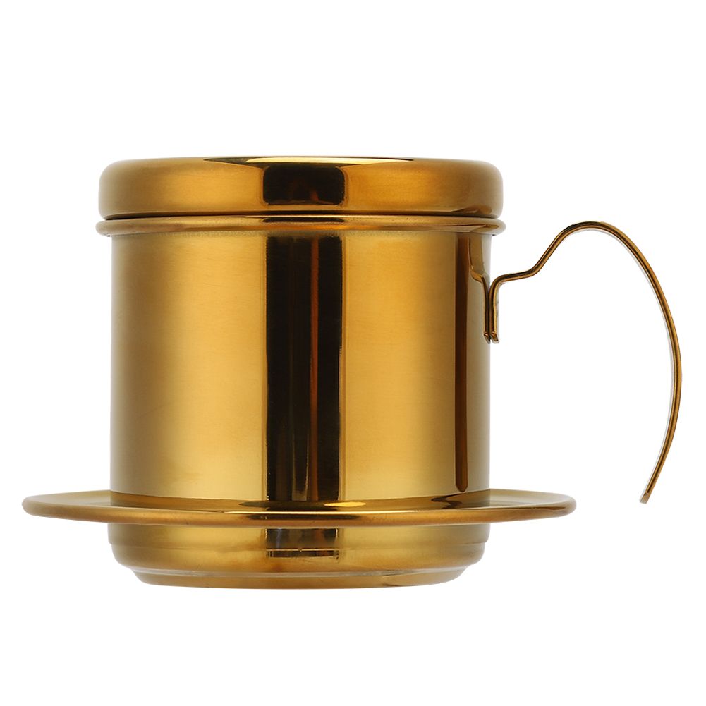 Stainless Steel Vietnamese Style Coffee Maker Pot Coffee Drip Brewer for Home view 2