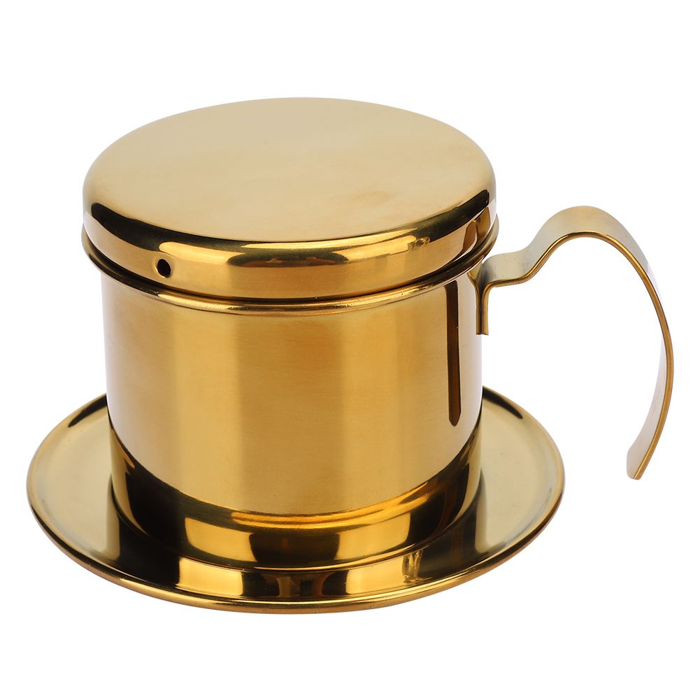 Stainless Steel Vietnamese Style Coffee Maker Pot Coffee Drip Brewer for Home view 6