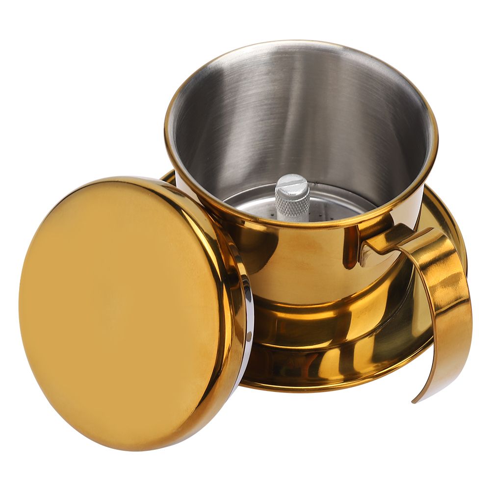 Stainless Steel Vietnamese Style Coffee Maker Pot Coffee Drip Brewer for Home view 7