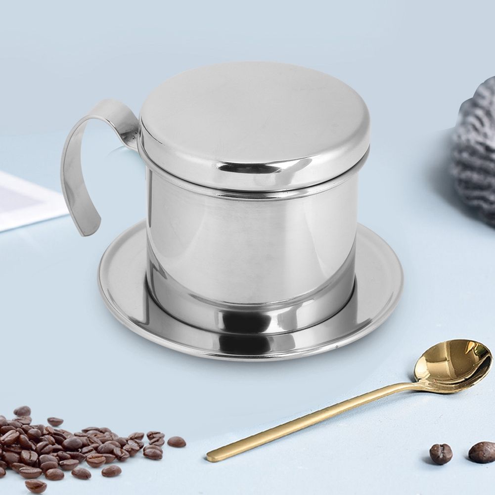 Portable Stainless Steel Coffee Drip Filter Coffee Maker Pot for Home Kitchen view 5