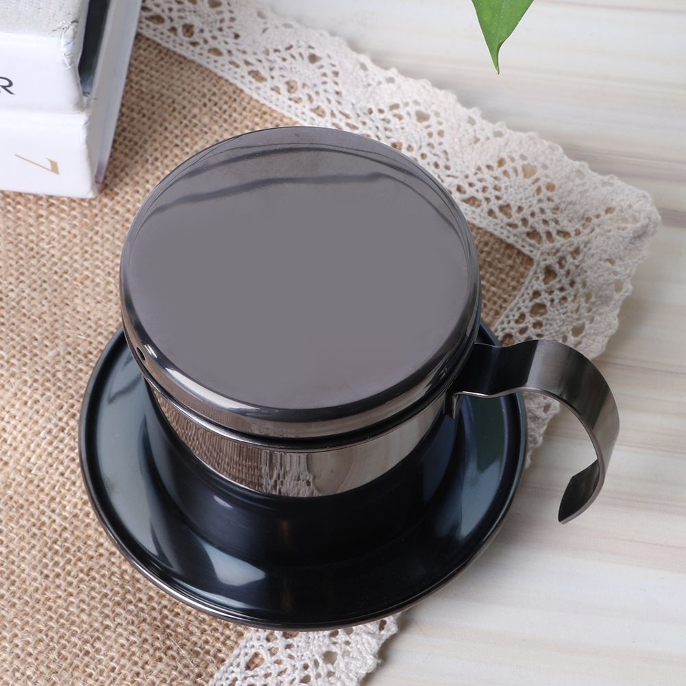 Portable Stainless Steel Coffee Drip Filter Coffee Maker Pot for Home Kitchen