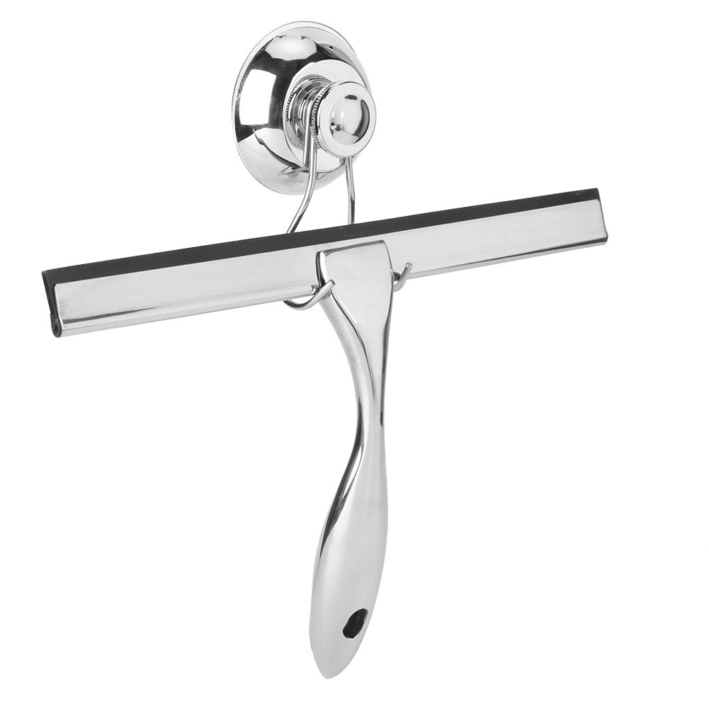 Stainless Steel Glass Cleaner Window Wiper Bathroom Glass Tile Scraper with view 3