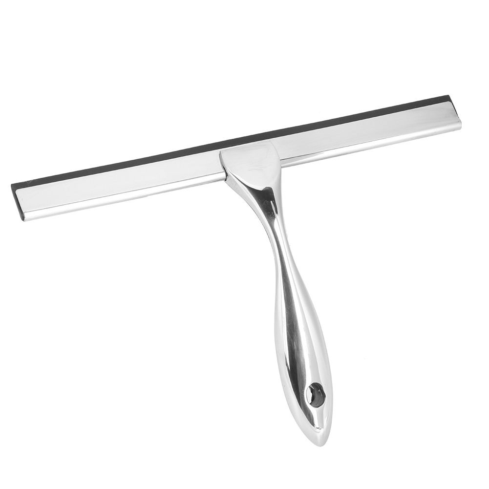 Stainless Steel Glass Cleaner Window Wiper Bathroom Glass Tile Scraper with view 4
