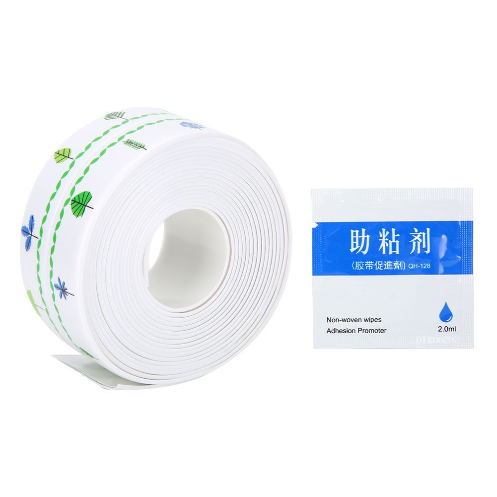 PVC Gaps Waterproof Sealing Strip Stovetop Toilet Self Adhesive Tape for view 2