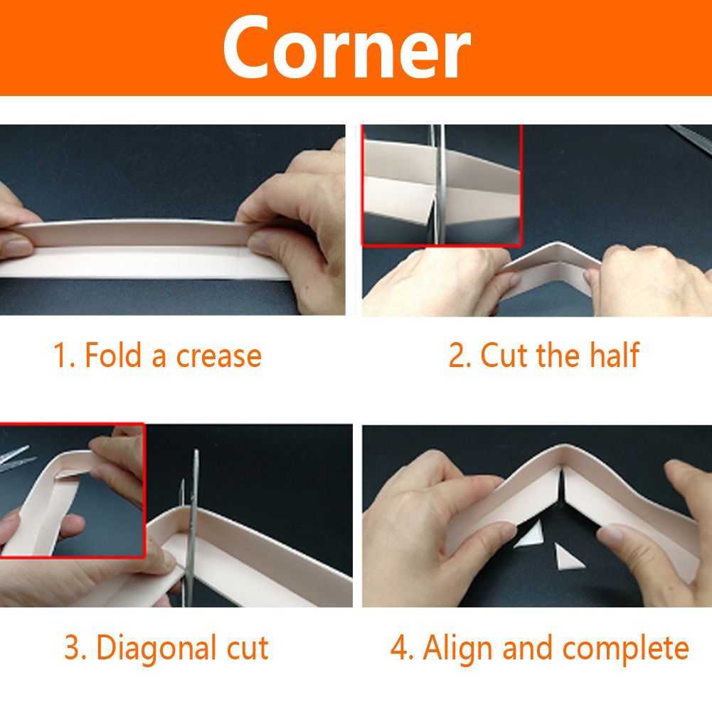 PVC Gaps Waterproof Sealing Strip Stovetop Toilet Self Adhesive Tape for view 11