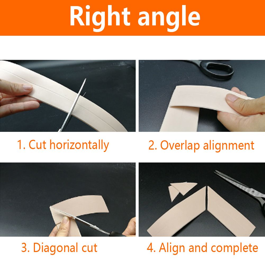 PVC Gaps Waterproof Sealing Strip Stovetop Toilet Self Adhesive Tape for view 12