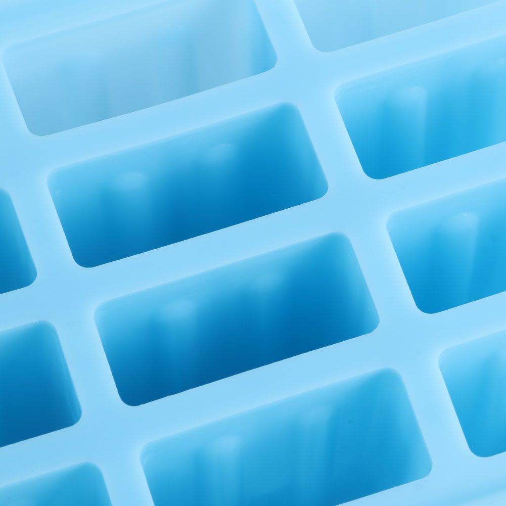 12-Grids Food Grade Silicone Ice Cream Mold Maker Making Tool with Cover and view 12