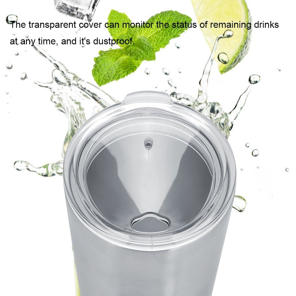 20oz Stainless Steel Travel Cup Water Mug with Lid for Coffee Tea Beverages view 9