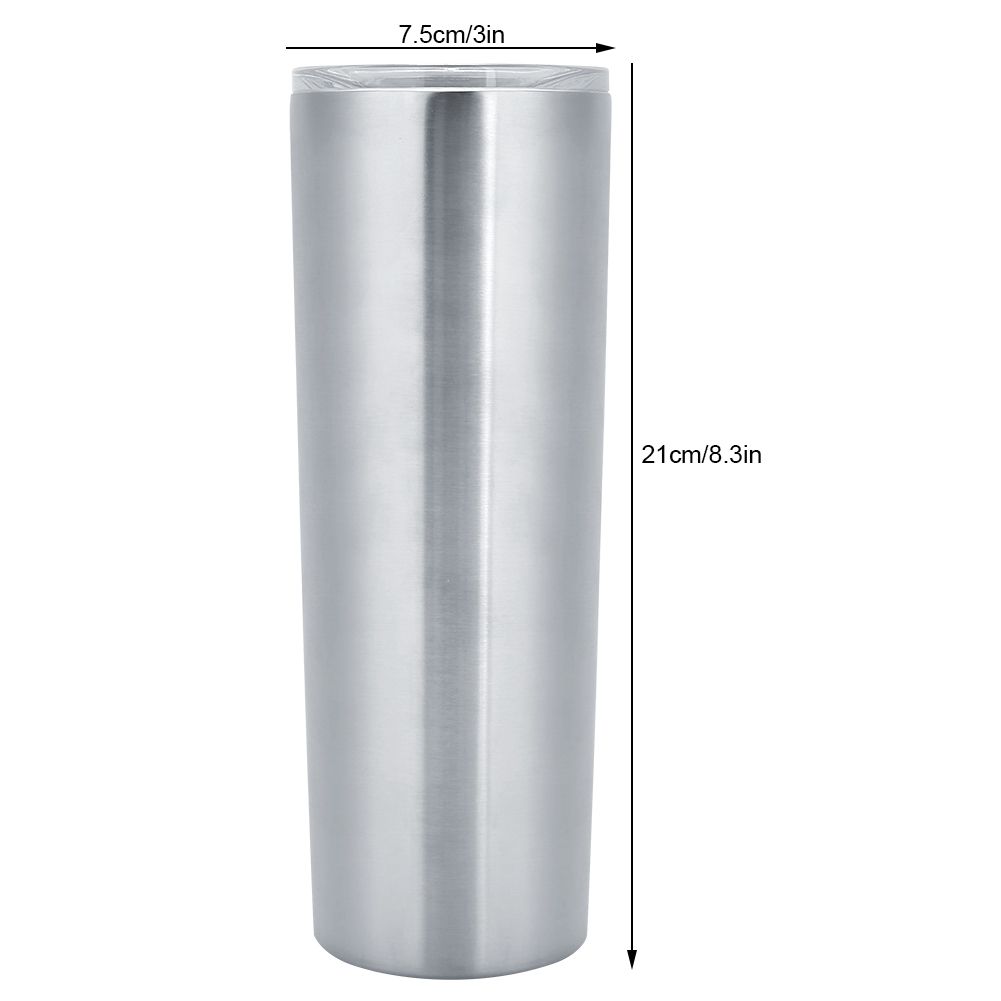 20oz Stainless Steel Travel Cup Water Mug with Lid for Coffee Tea Beverages view 10