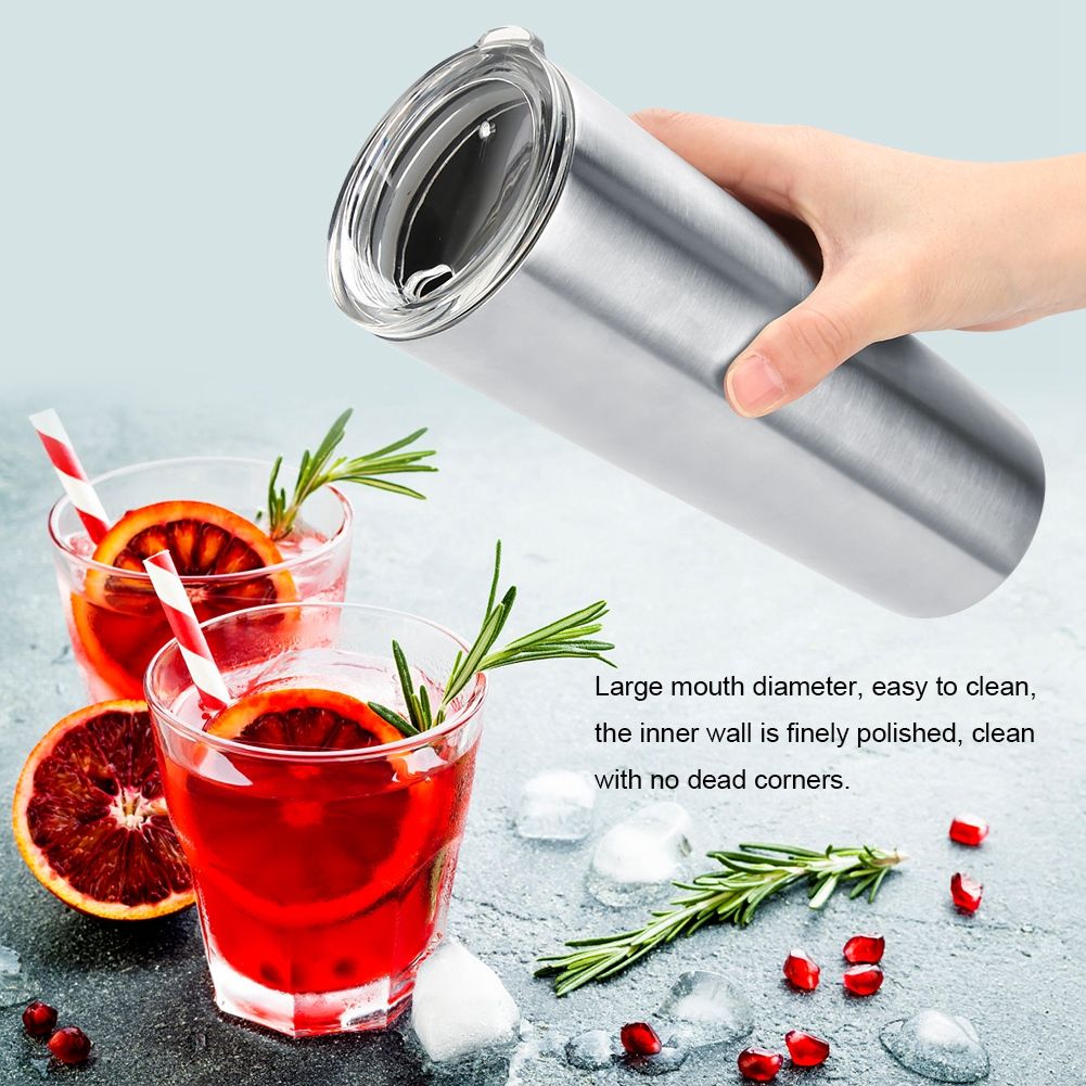 20oz Stainless Steel Travel Cup Water Mug with Lid for Coffee Tea Beverages view 11