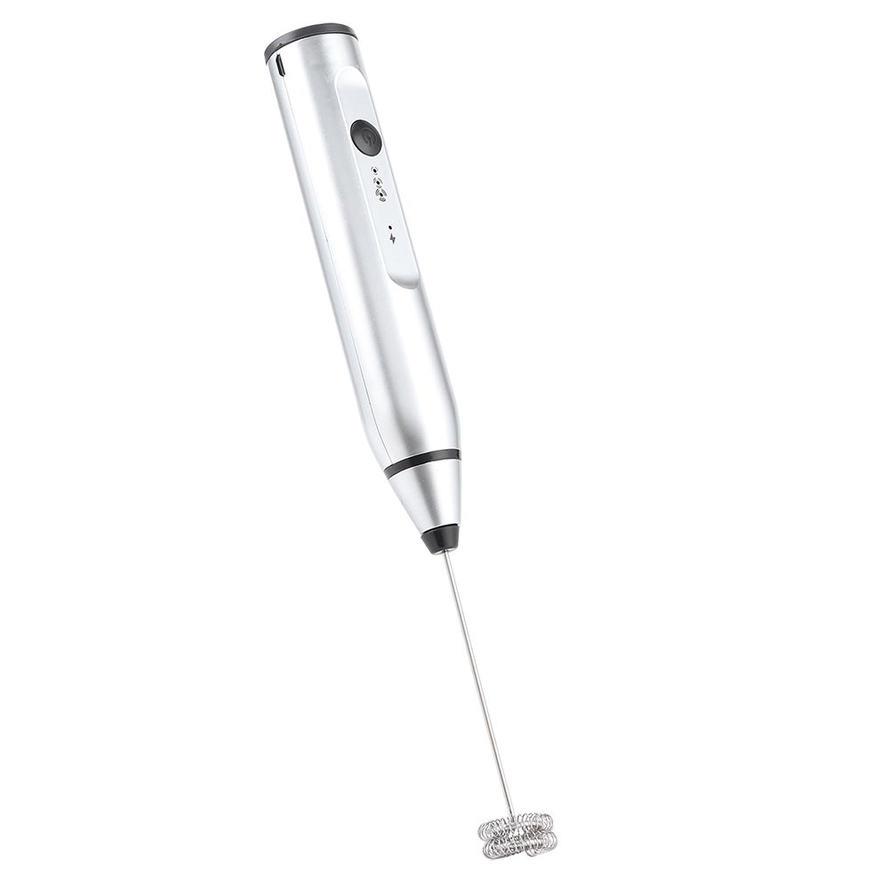 Rechargeable Milk Frother Electric Coffee Mixer Handheld Egg Beater Household view 3