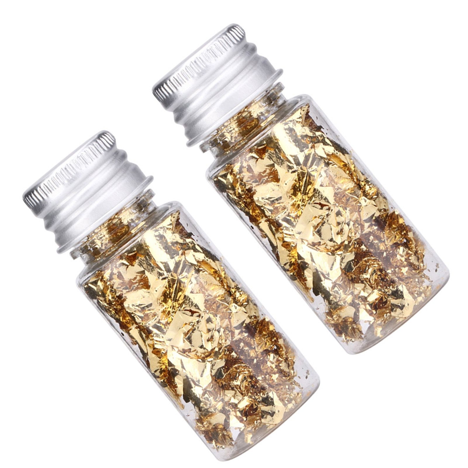 2Pcs Multifunction Bottled Decorative Gold Foil Paper for Nail Decoration Crafts view 4
