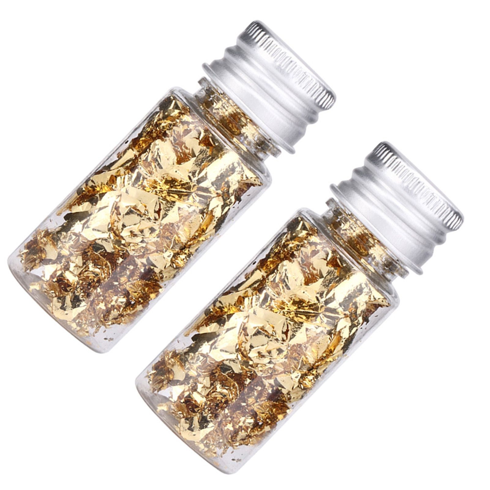 2Pcs Multifunction Bottled Decorative Gold Foil Paper for Nail Decoration Crafts view 7