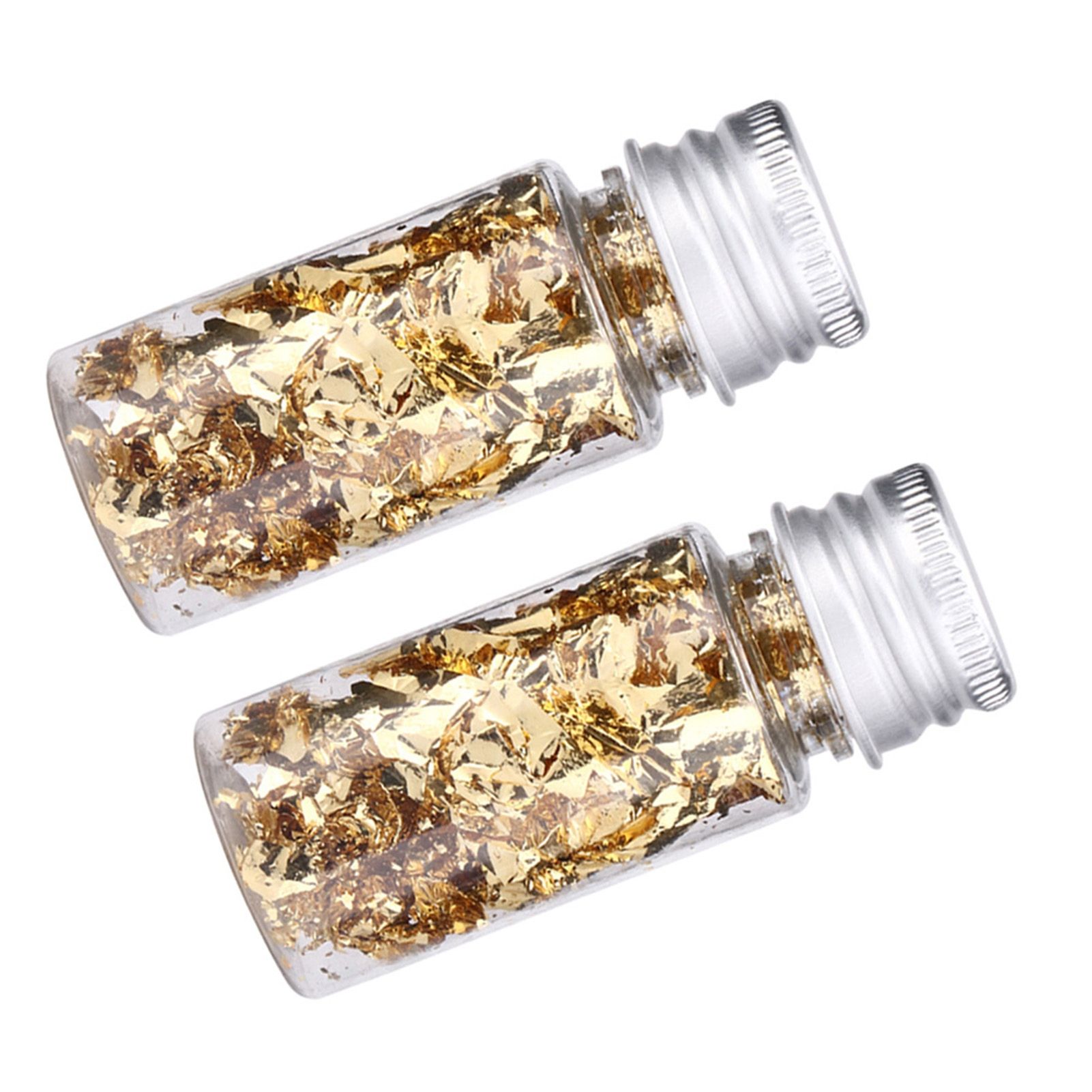 2Pcs Multifunction Bottled Decorative Gold Foil Paper for Nail Decoration Crafts view 8