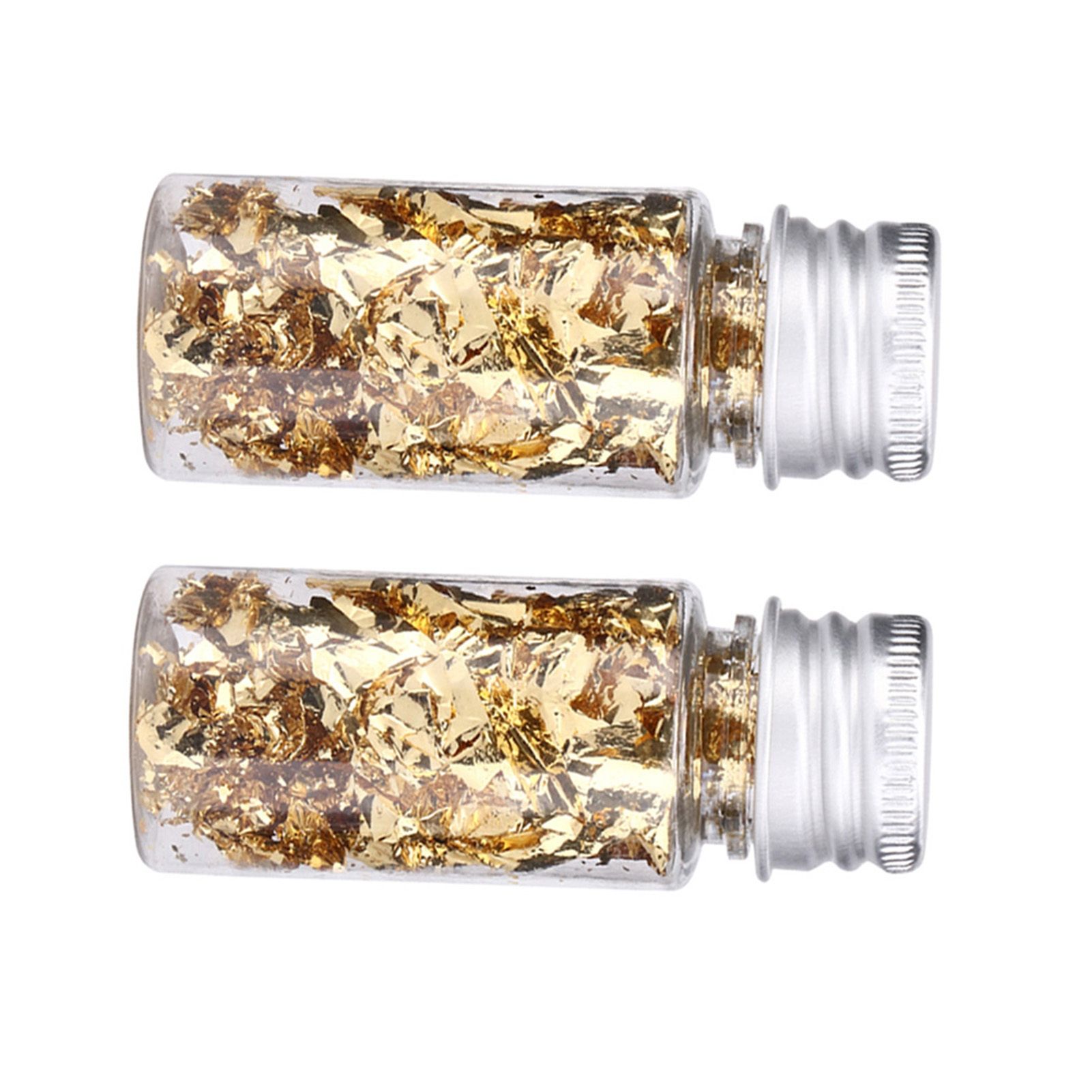 2Pcs Multifunction Bottled Decorative Gold Foil Paper for Nail Decoration Crafts view 9