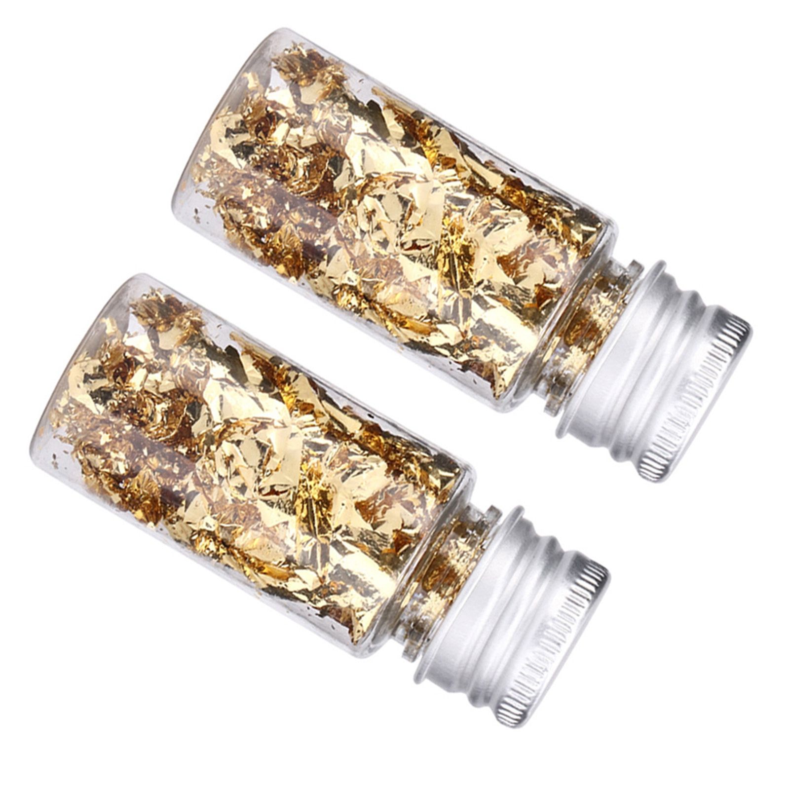 2Pcs Multifunction Bottled Decorative Gold Foil Paper for Nail Decoration Crafts view 10