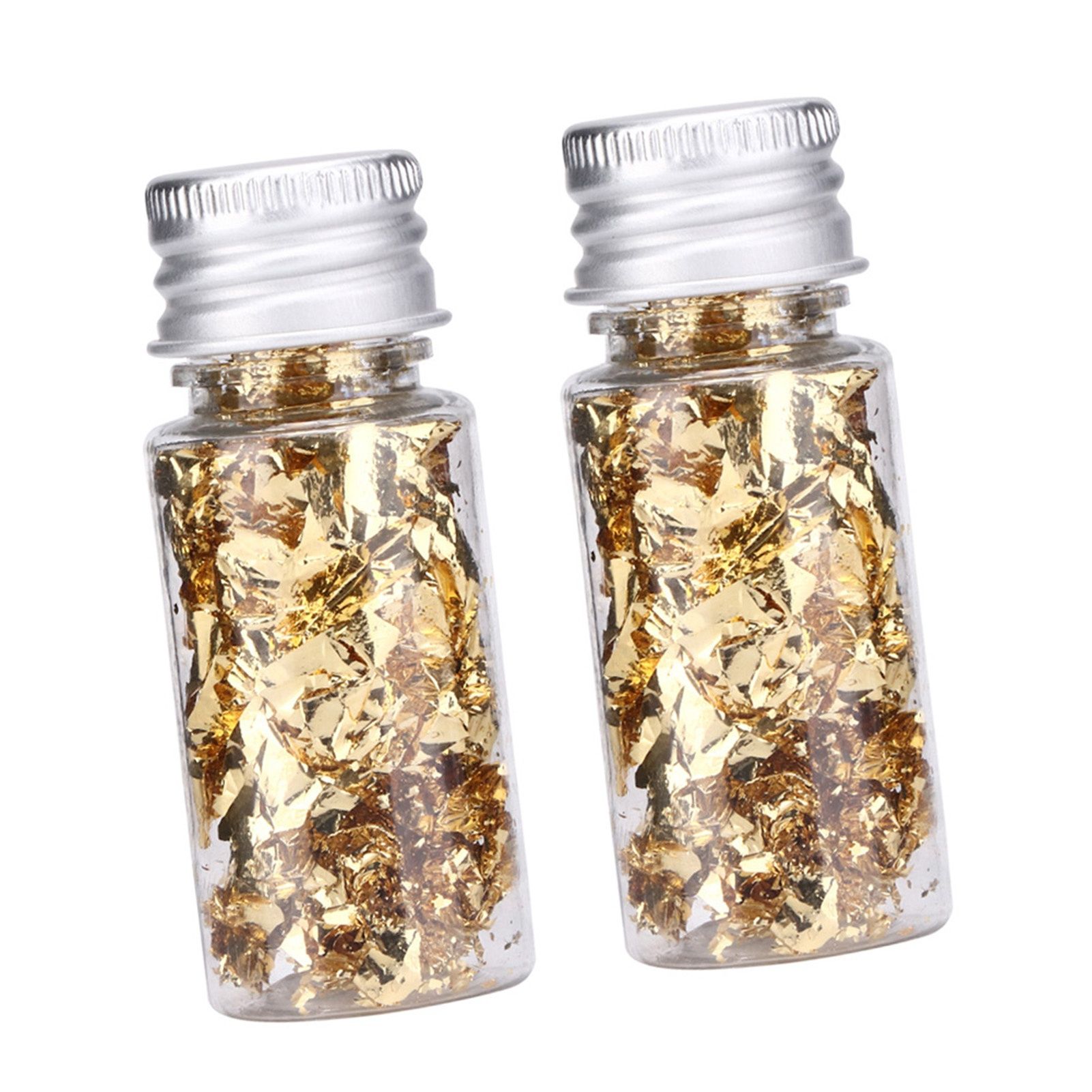 2Pcs Multifunction Bottled Decorative Gold Foil Paper for Nail Decoration Crafts view 11