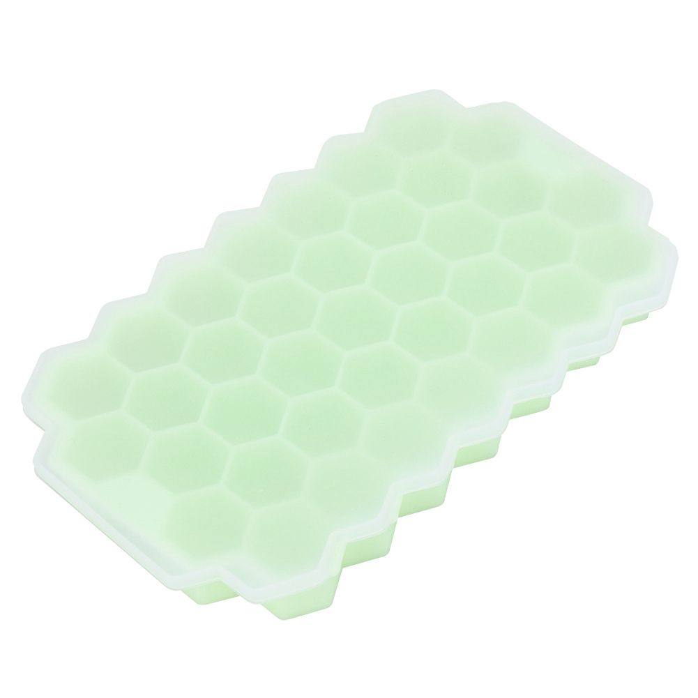 37 Grids Flexible Silicone Ice Trays Ice Cubes Mold with Lid for Kitchen DIY view 6