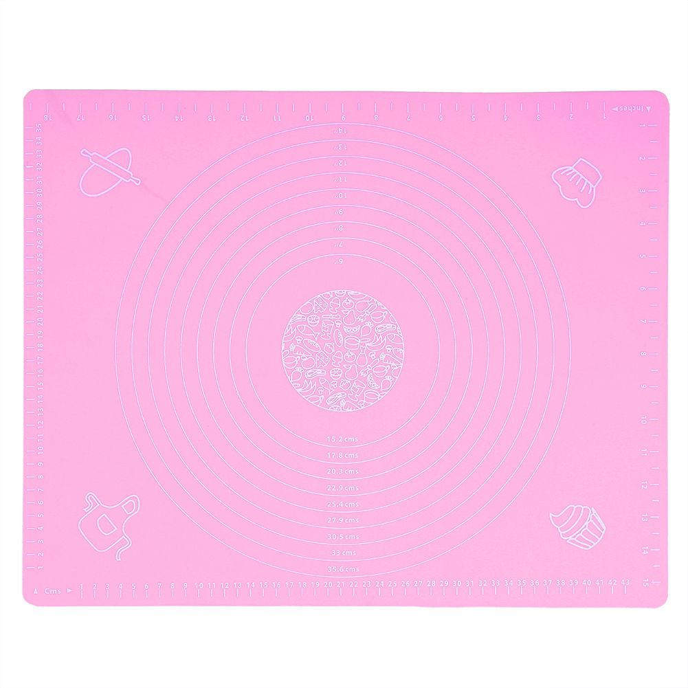 Kitchen Thicken Silicone Rolling Dough Pad Baking Mat with Scales DIY Baking view 2