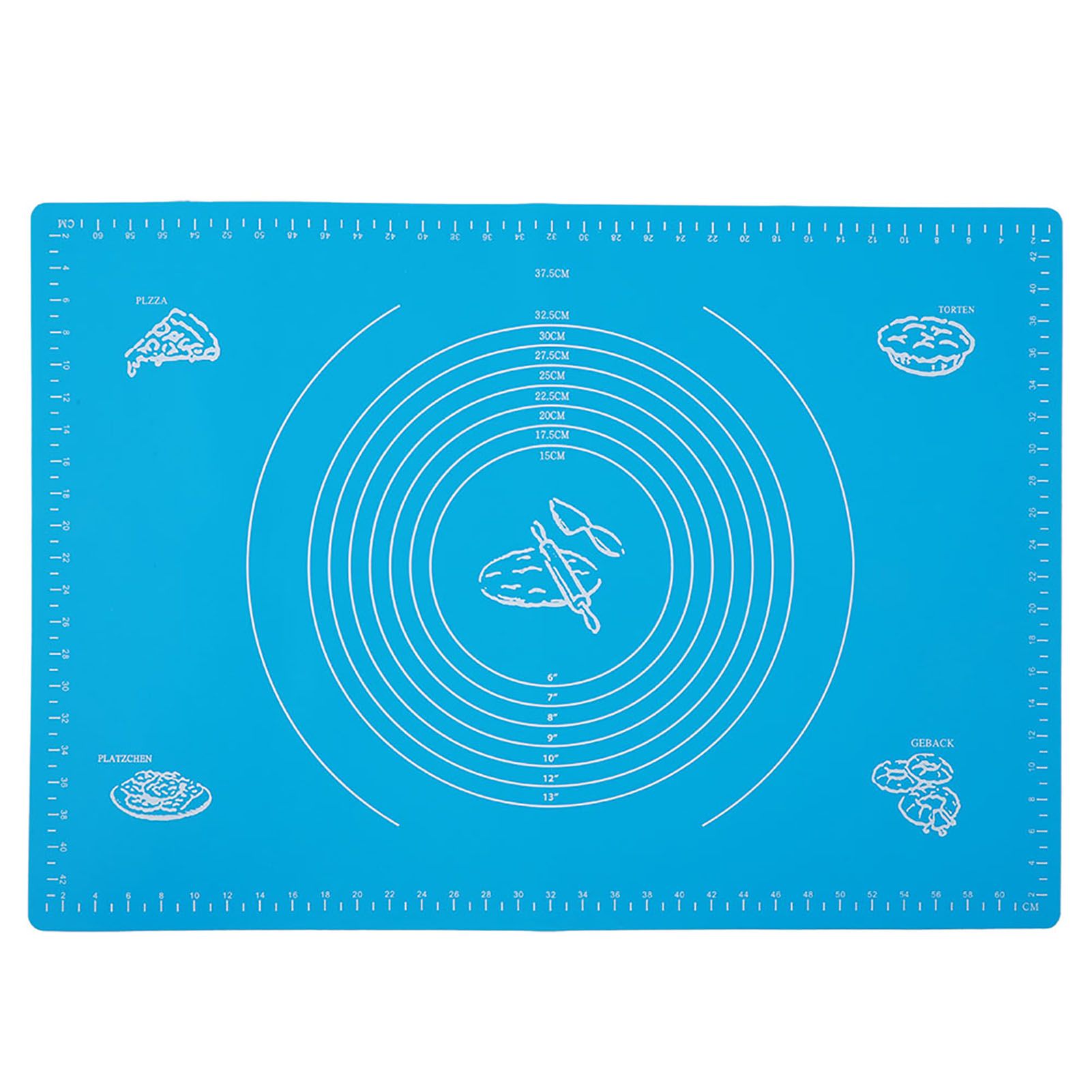 Household Silicone Non-Stick Baking Mat with Scales Rolling Dough Pad Kitchen view 2