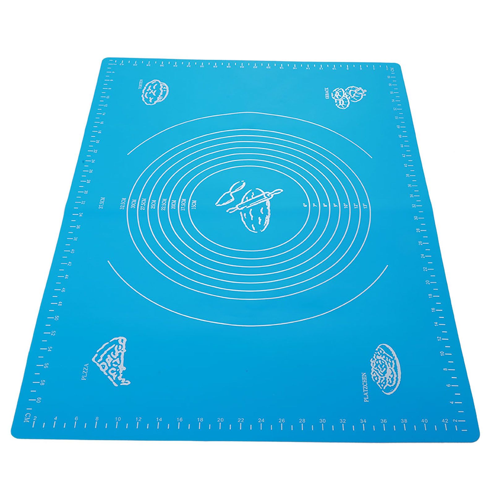 Household Silicone Non-Stick Baking Mat with Scales Rolling Dough Pad Kitchen view 3