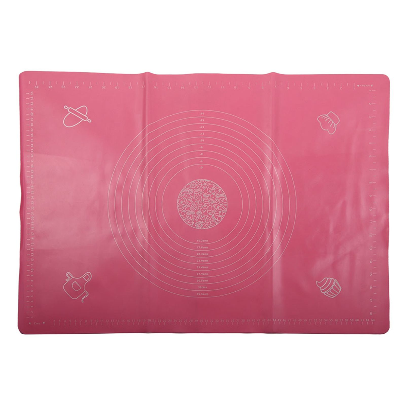 Silicone Non-Stick Rolling Kneading Dough Pad Mat with Scales Kitchen Baking view 2
