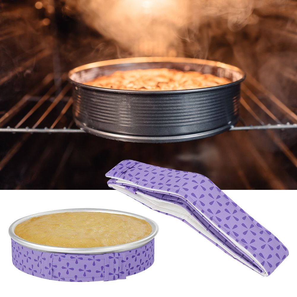 Household DIY Cake Baking Tray Mold Protection Strap Strips Bakeware Kitchen view 3