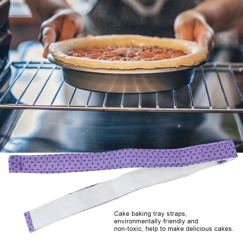 Household DIY Cake Baking Tray Mold Protection Strap Strips Bakeware Kitchen view 8
