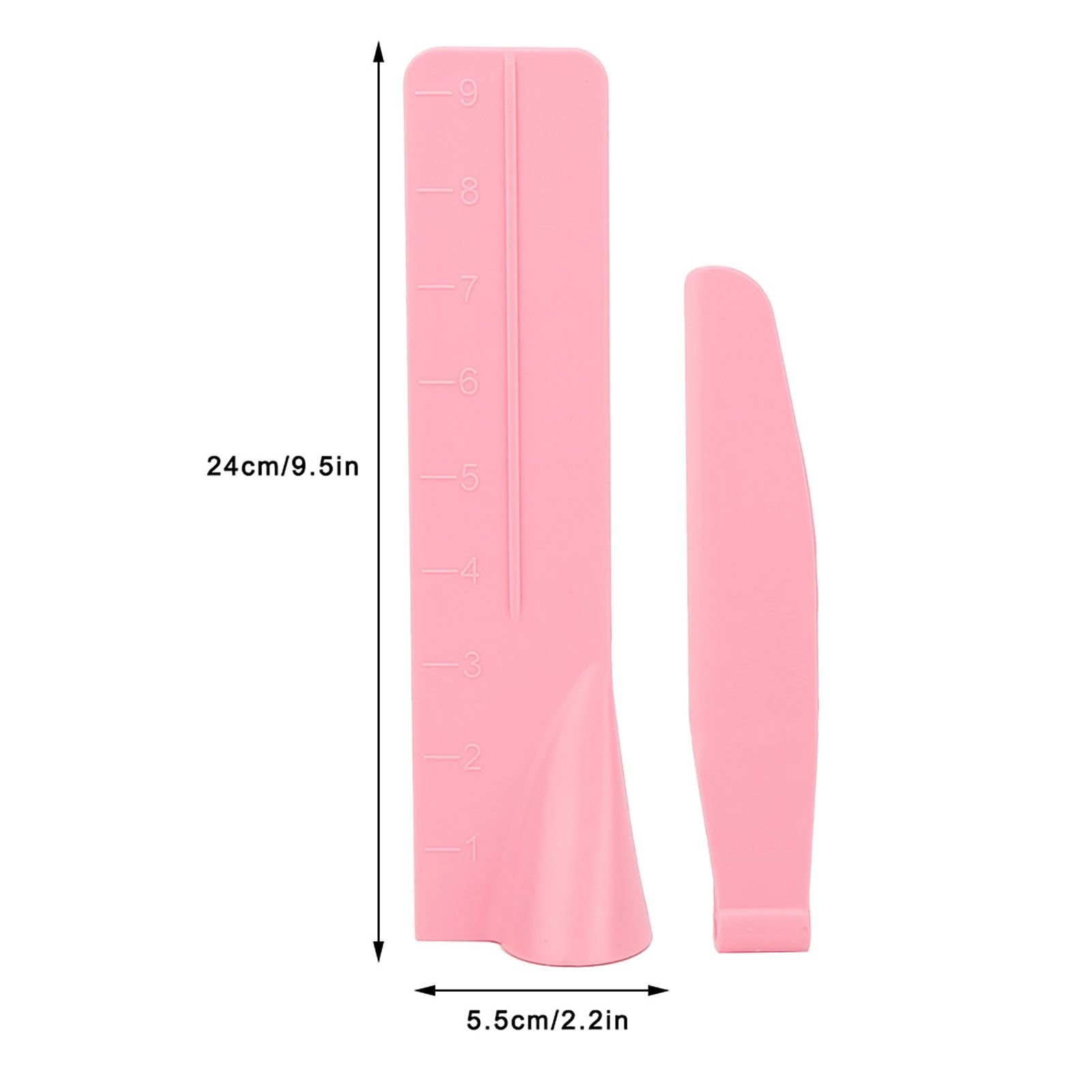 1 Set of Adjustable Height Cream Scraper Cake Gauge with Scale Kitchen view 12