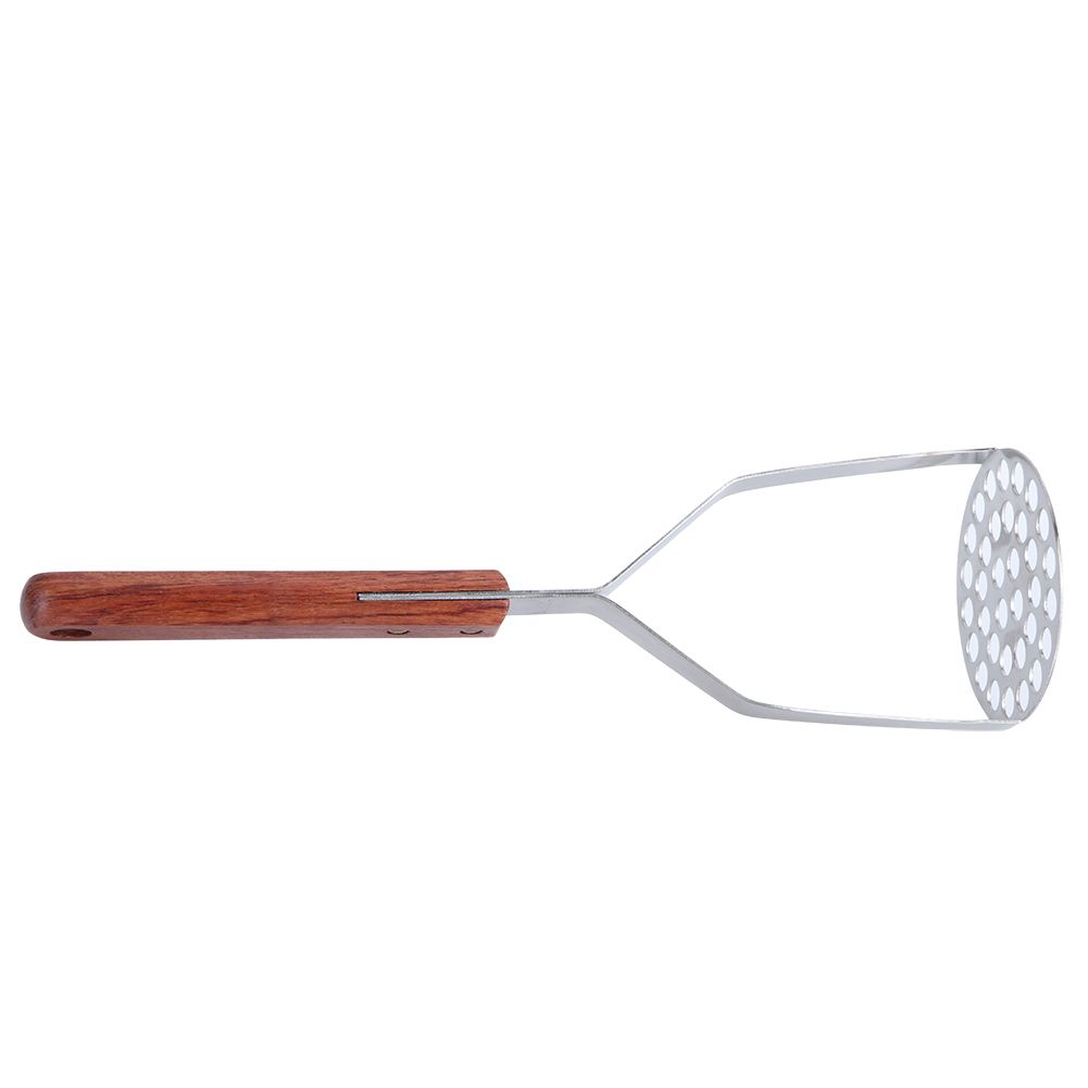 Household Manual SUS304 Stainless Steel Pressed Potato Masher Crusher Kitchen view 5