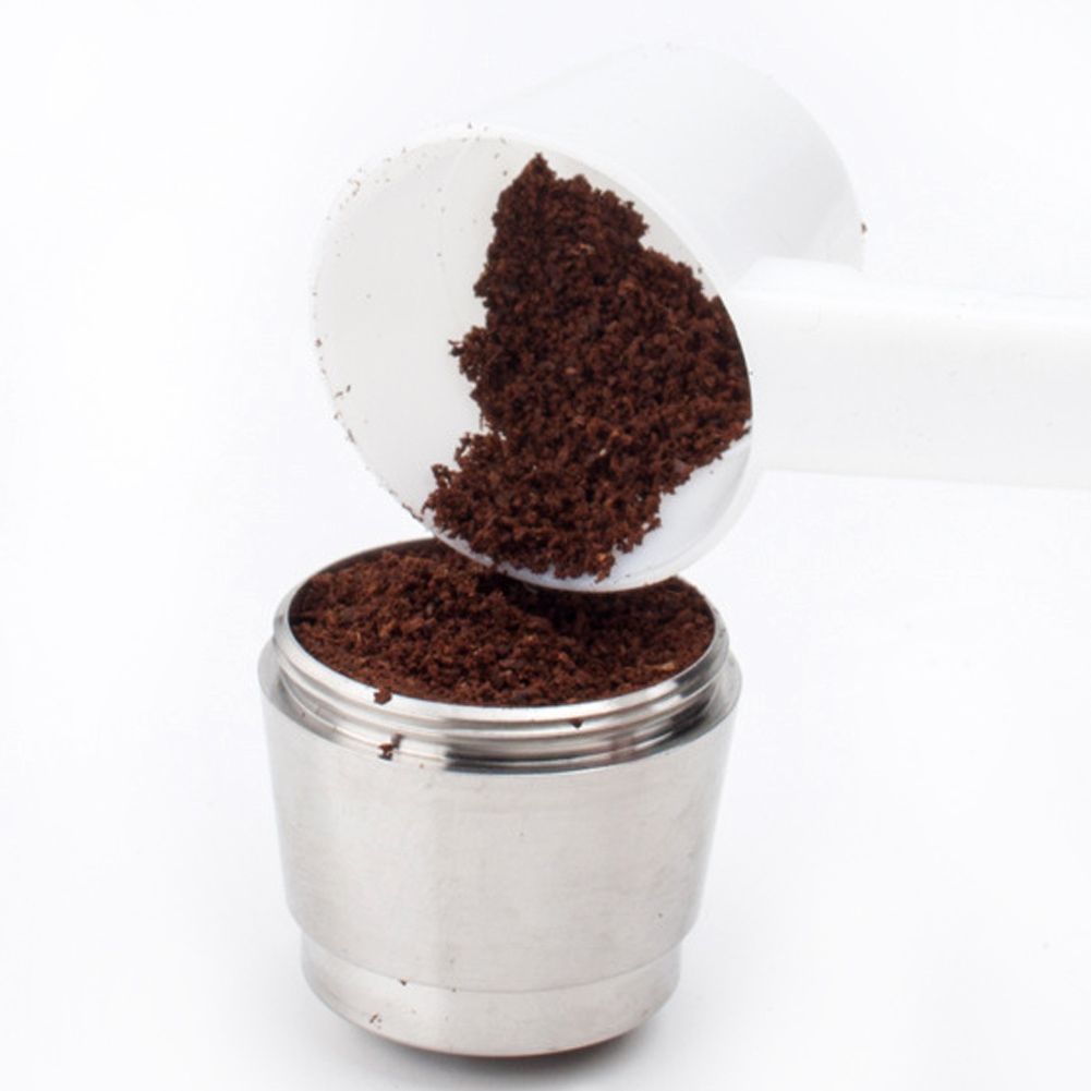 Stainless Steel Reusable Coffee Capsule Cup Kit Fit for Nespresso Coffee view 7