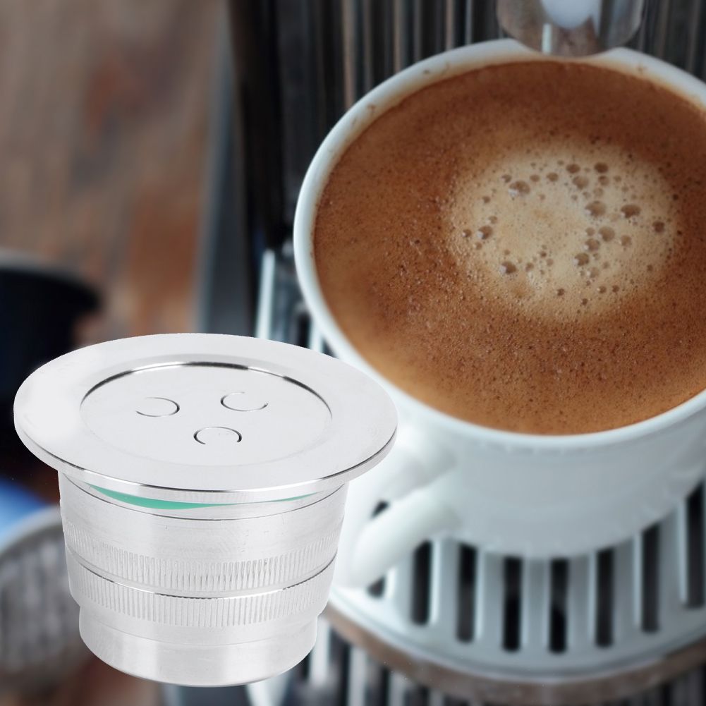Stainless Steel Reusable Coffee Capsule Cup Kit Fit for Nespresso Coffee view 5
