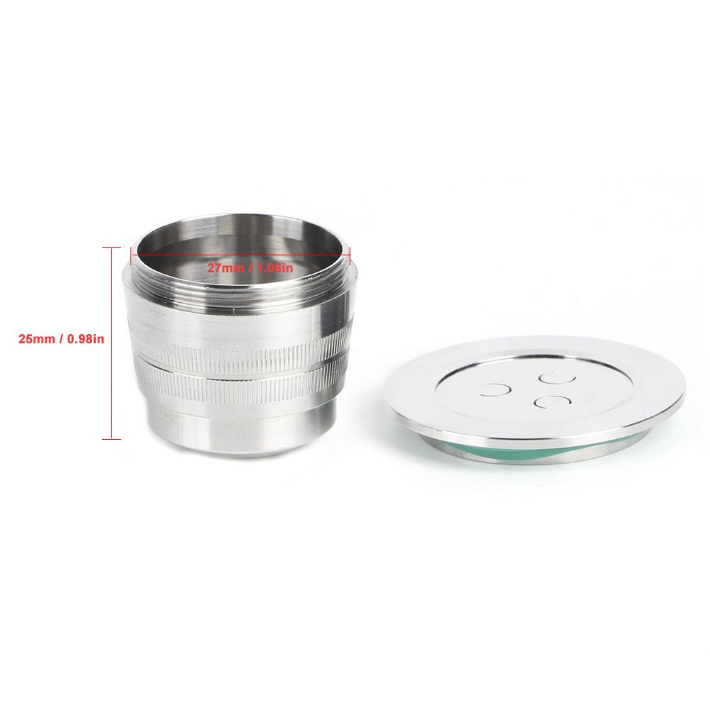 Stainless Steel Reusable Coffee Capsule Cup Kit Fit for Nespresso Coffee view 8