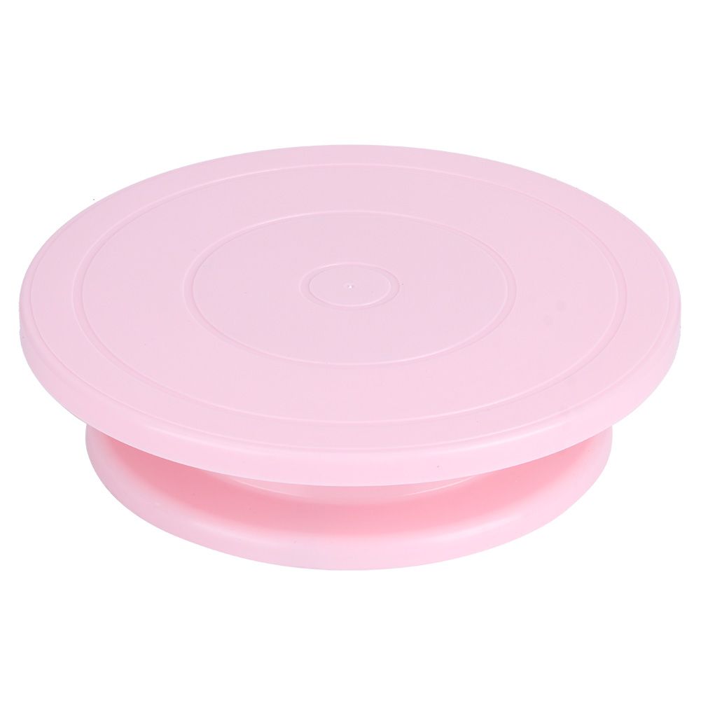 Rotating Cake Turntable Cake Decorating Display Stand Base DIY Kitchen Baking view 2