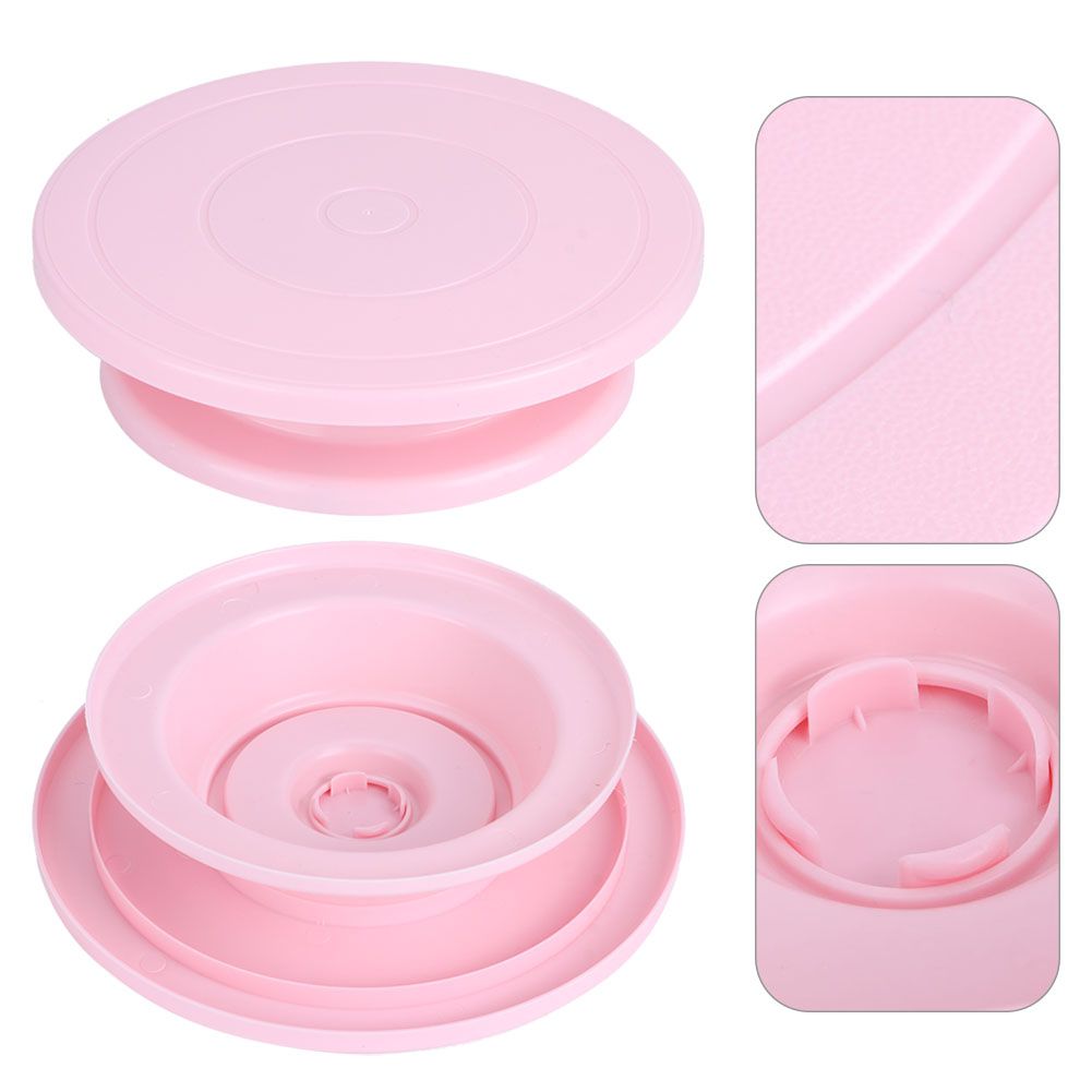 Rotating Cake Turntable Cake Decorating Display Stand Base DIY Kitchen Baking view 4
