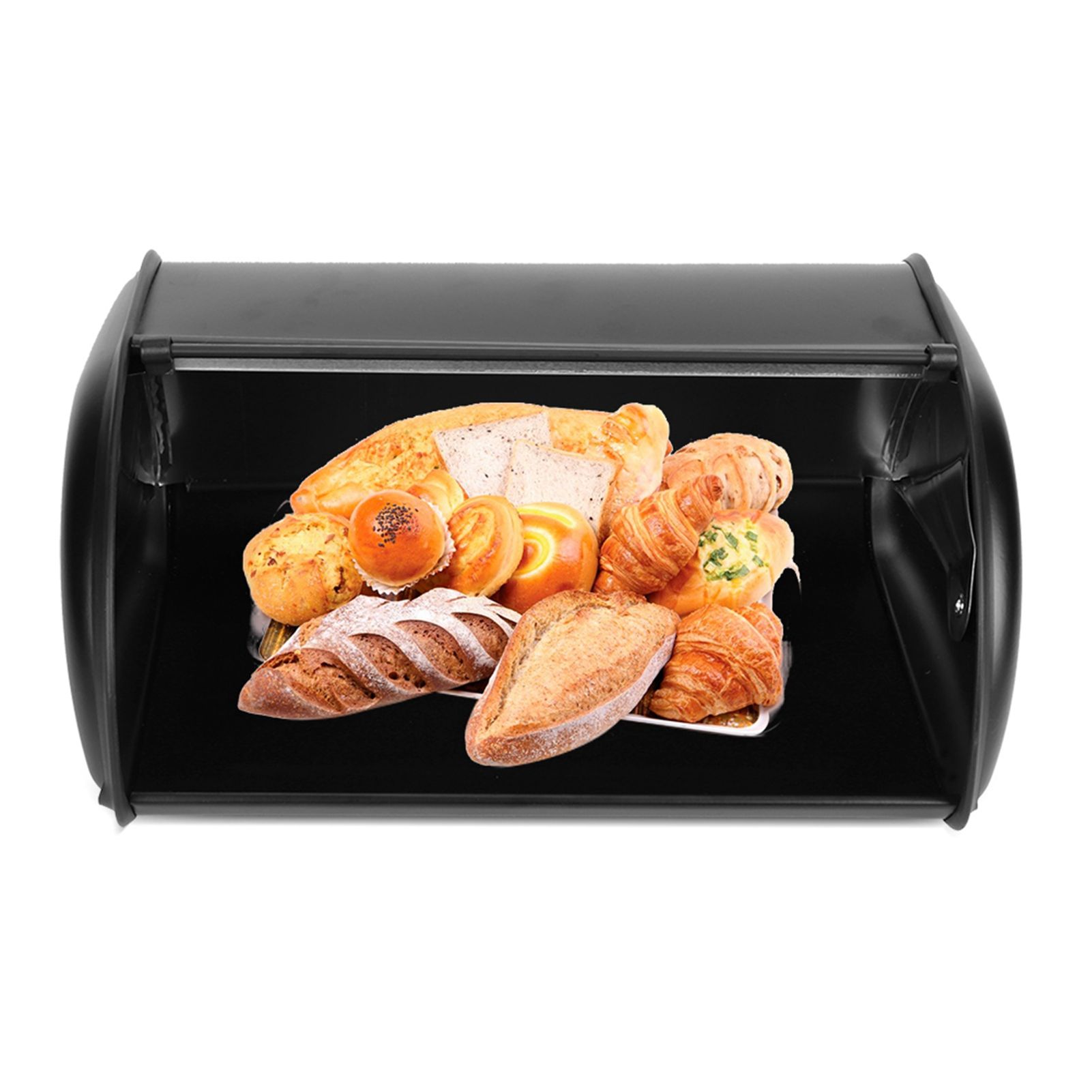 Large Capacity Stainless Steel Bread Box Holder Bin Container Kitchen Storage view 12
