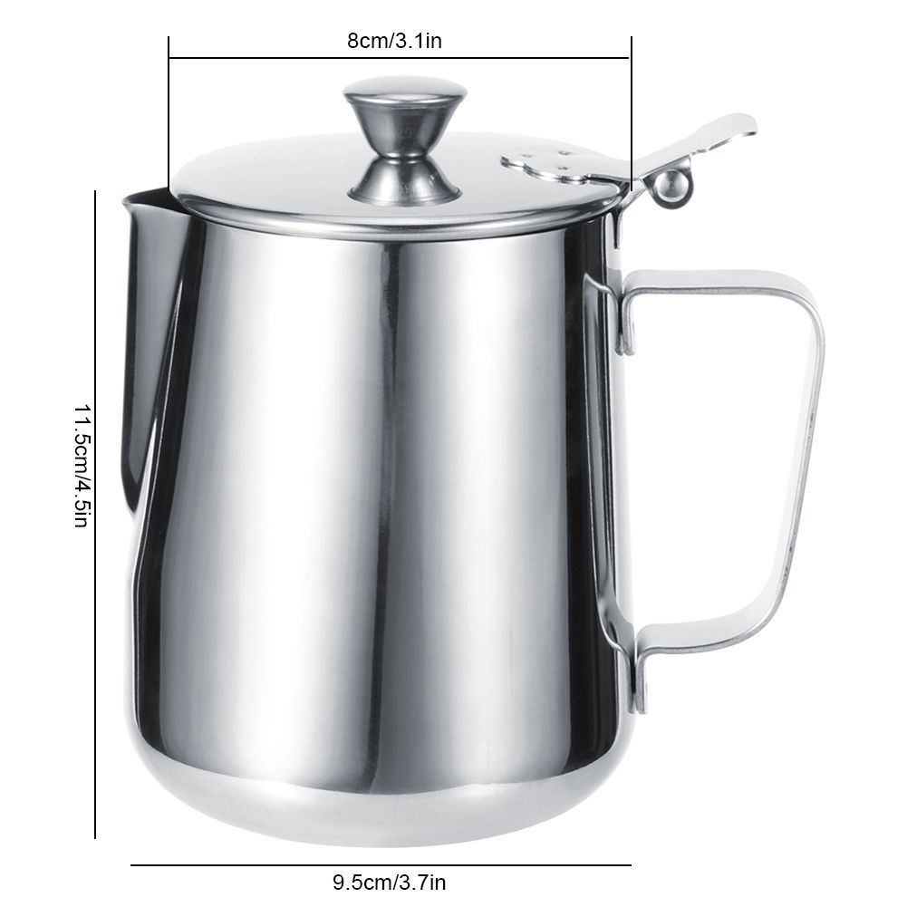 Stainless Steel Thicken Milk Frothing Cup Jug Coffee Pitcher Latte Art with view 11