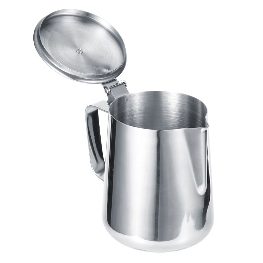 Stainless Steel Thicken Milk Frothing Cup Jug Coffee Pitcher Latte Art with view 3