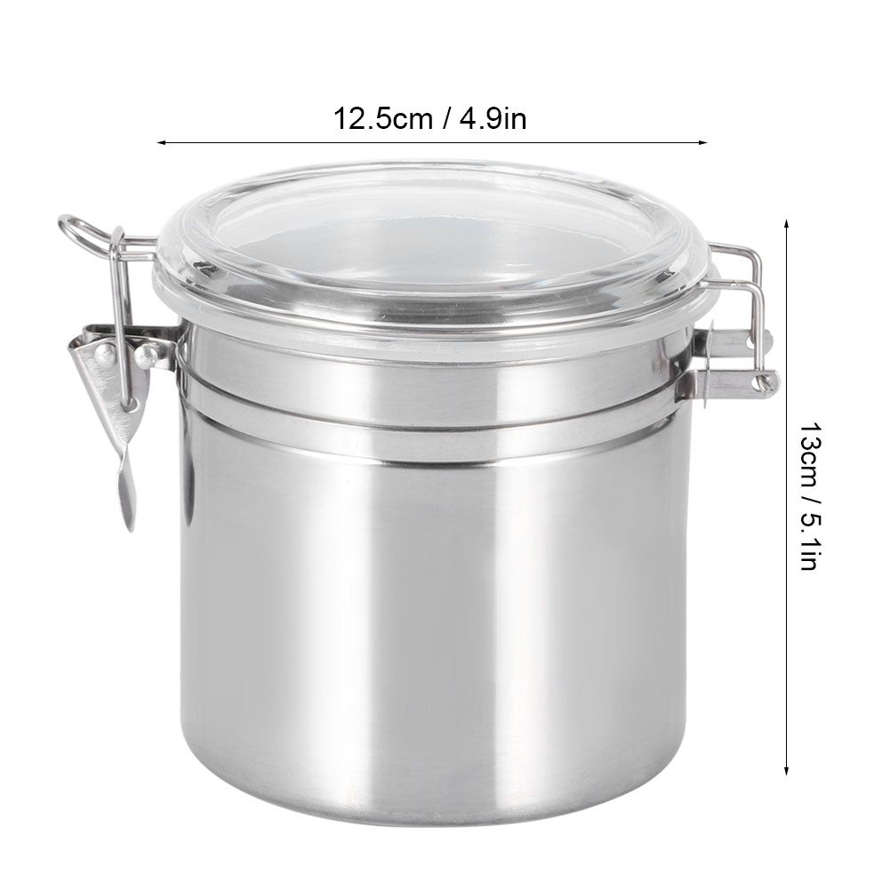 Stainless Steel Coffee Beans Tea Sealed Jar Cans Storage Container for Sugar view 12