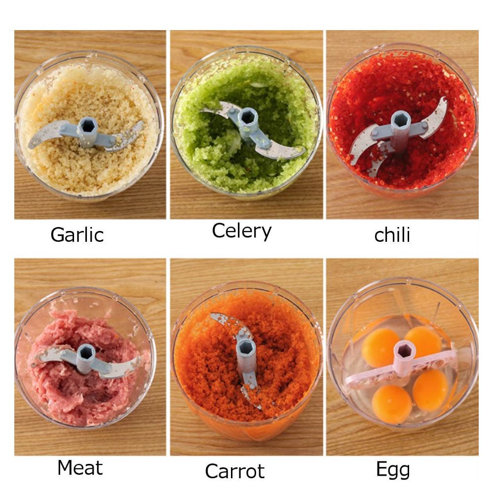 900ML Multi Function Meat Chopper Hand Pulled Meat Mincer Household Food view 10