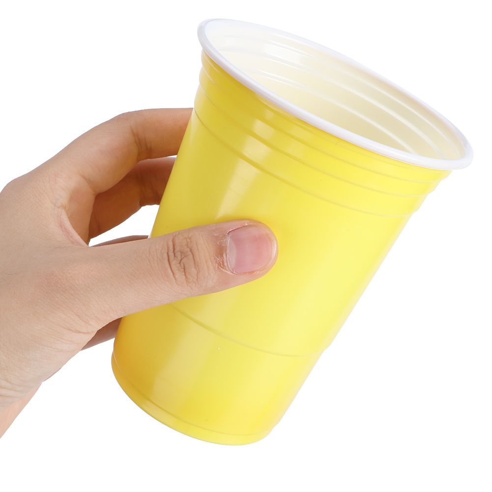 50Pcs 450ml Disposable Party Plastic Cup Party Game Supplies for Bar Parties view 10