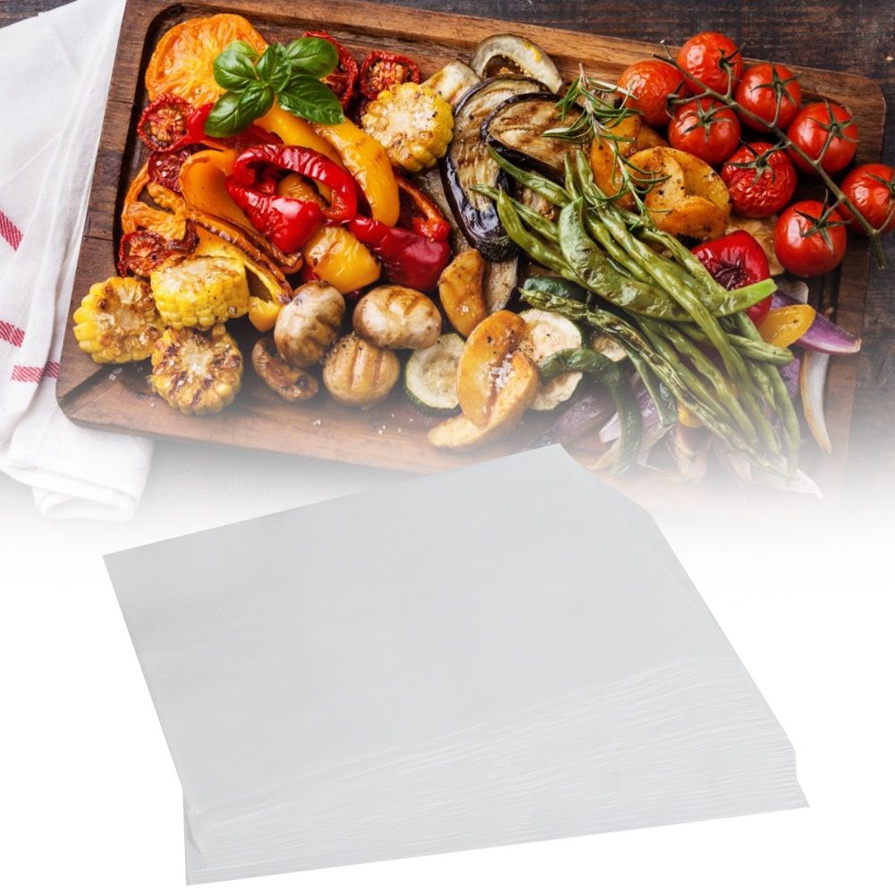 100Pcs Non-Stick Parchment Paper Baking Sheets Silicone Baking Mat Kitchen view 3