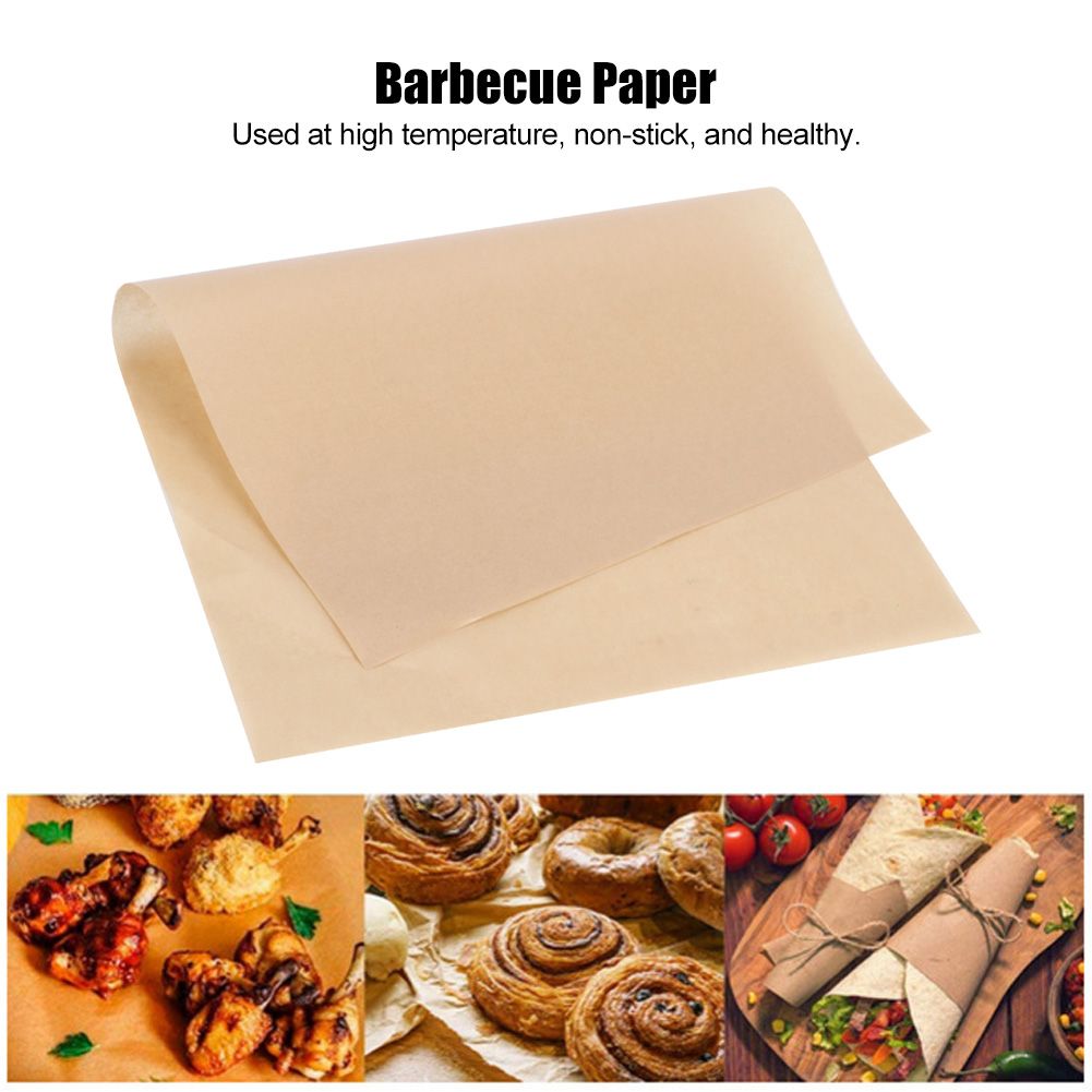 100Pcs Non-Stick Parchment Paper Baking Sheets Silicone Baking Mat Kitchen view 7
