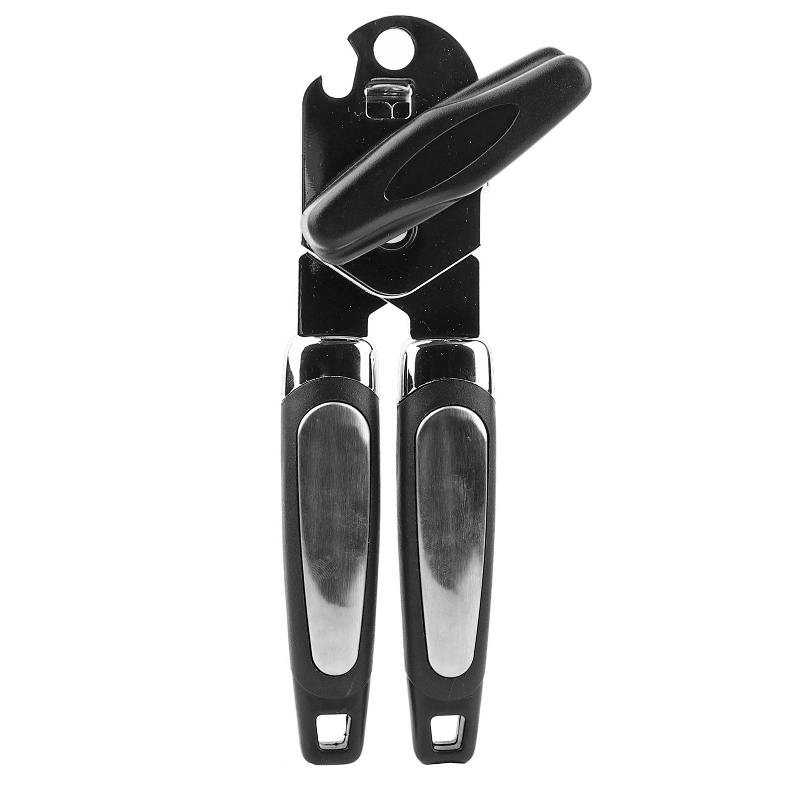 Stainless Steel Cans Opener Multi Function Hand Held Tin Opener for Jar Bottle view 2