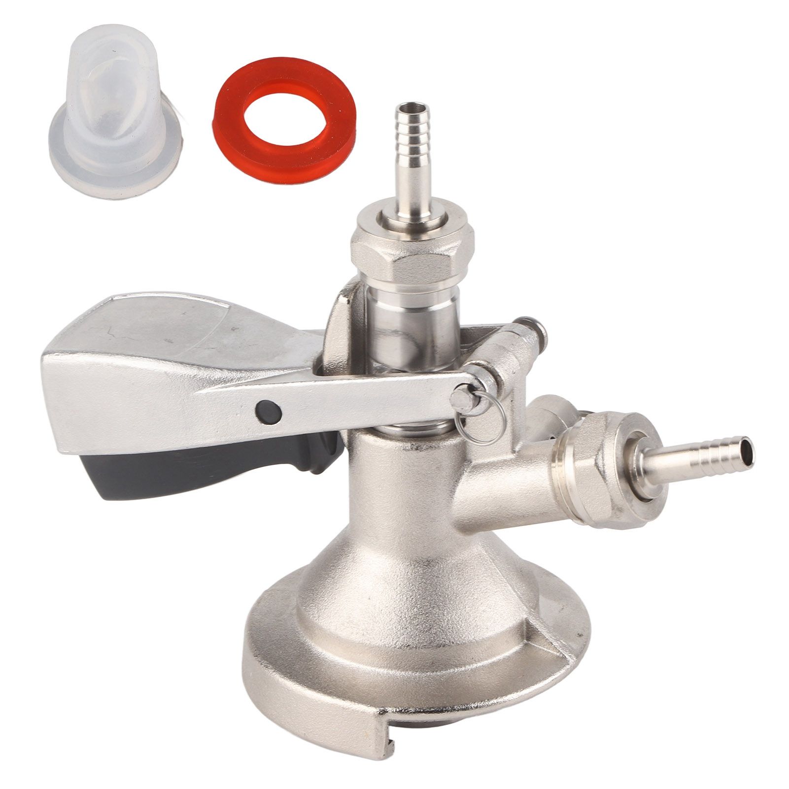 A Type Keg Coupler Stainless Steel Beer Keg Dispenser Connector Dispensing view 2