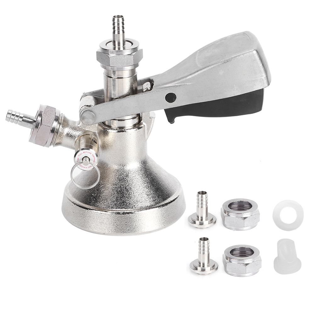 Stainless Steel G Type Keg Coupler Beer Dispenser Connector Dispensing view 2