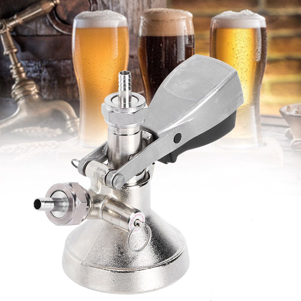 Stainless Steel G Type Keg Coupler Beer Dispenser Connector Dispensing view 5